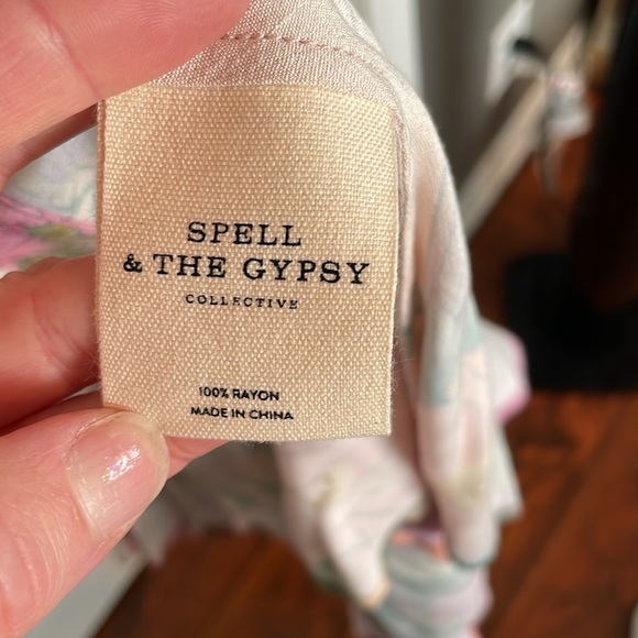 Spell & The Gypsy lily maxi wrap dress - Picture 6 of 6